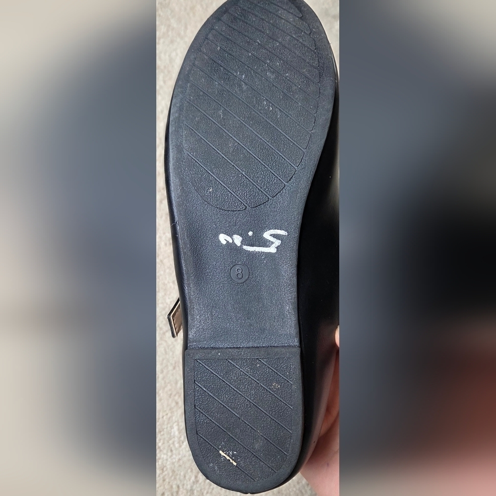 Viapipa Black Mary Jane Flat Shoes Size 8 - Picture 6 of 8